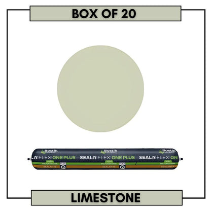 BOSTIK 30619341 Polyurethane Sealant 600ml Seal N Flex One Plus, Limestone (Box of 20)