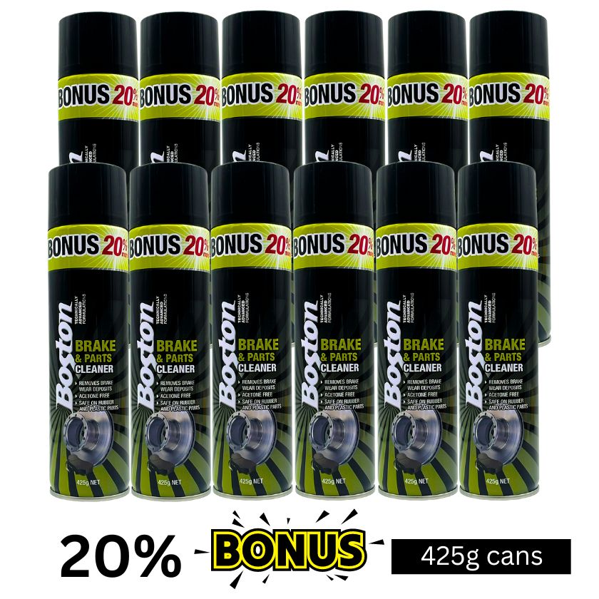 12 Cans | BOSTON BRAKE &amp; PARTS CLEANER | 78200 | 425gram Mega Cans