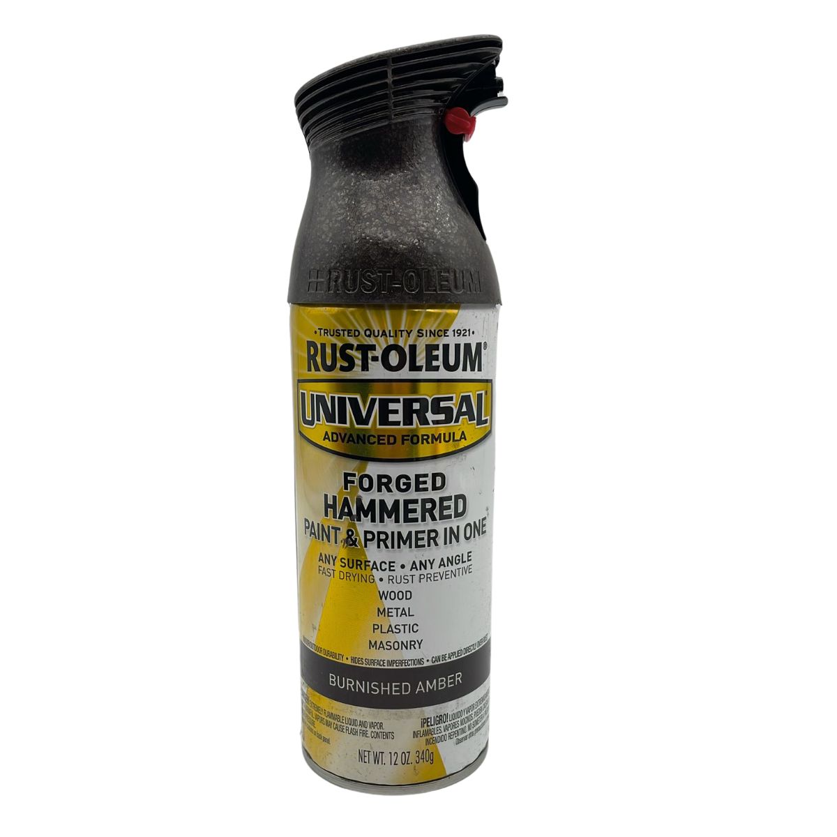 6 Cans | Rust-Oleum 271480 Universal Forged Hammered Burnished Amber - Spraypaint 340g - South East Clearance Centre