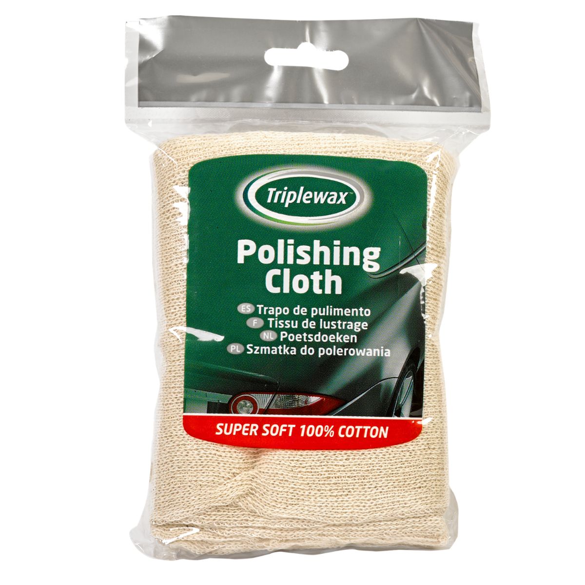 CARPLAN TRIPLEWAX POLISHING CLOTH 100% COTTON 200G CLOTH | CTA037 - South East Clearance Centre