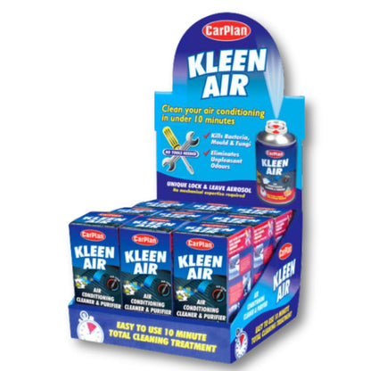 (9 PACK) CarPlan Kleen Air Conditioner Cleaner & Sanitiser SOA009 - South East Clearance Centre