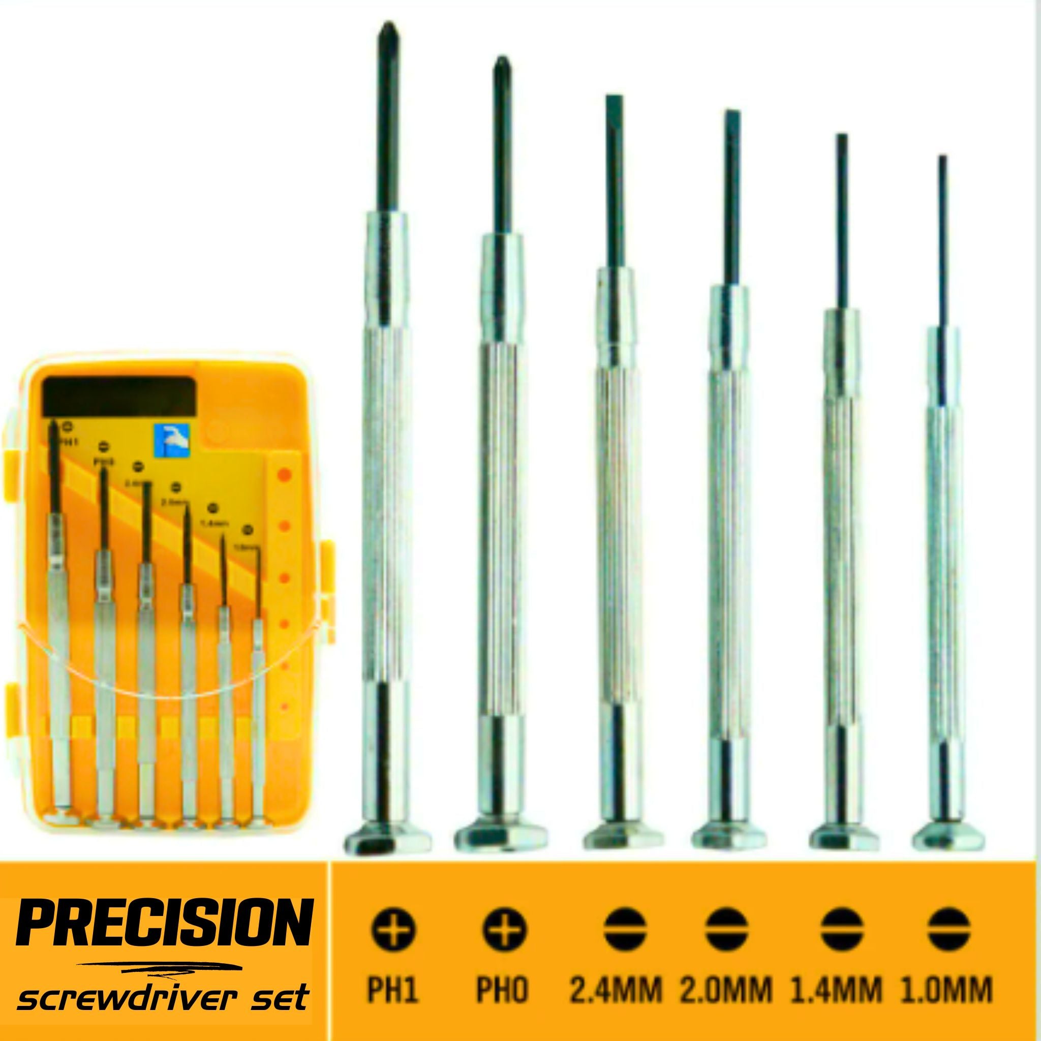 Precision Screwdriver Set - 6 Pieces - South East Clearance Centre