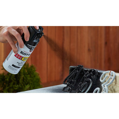 Rust-Oleum Stops Rust Custom Spray 5-in-1 Spray Paint, Black - South East Clearance Centre