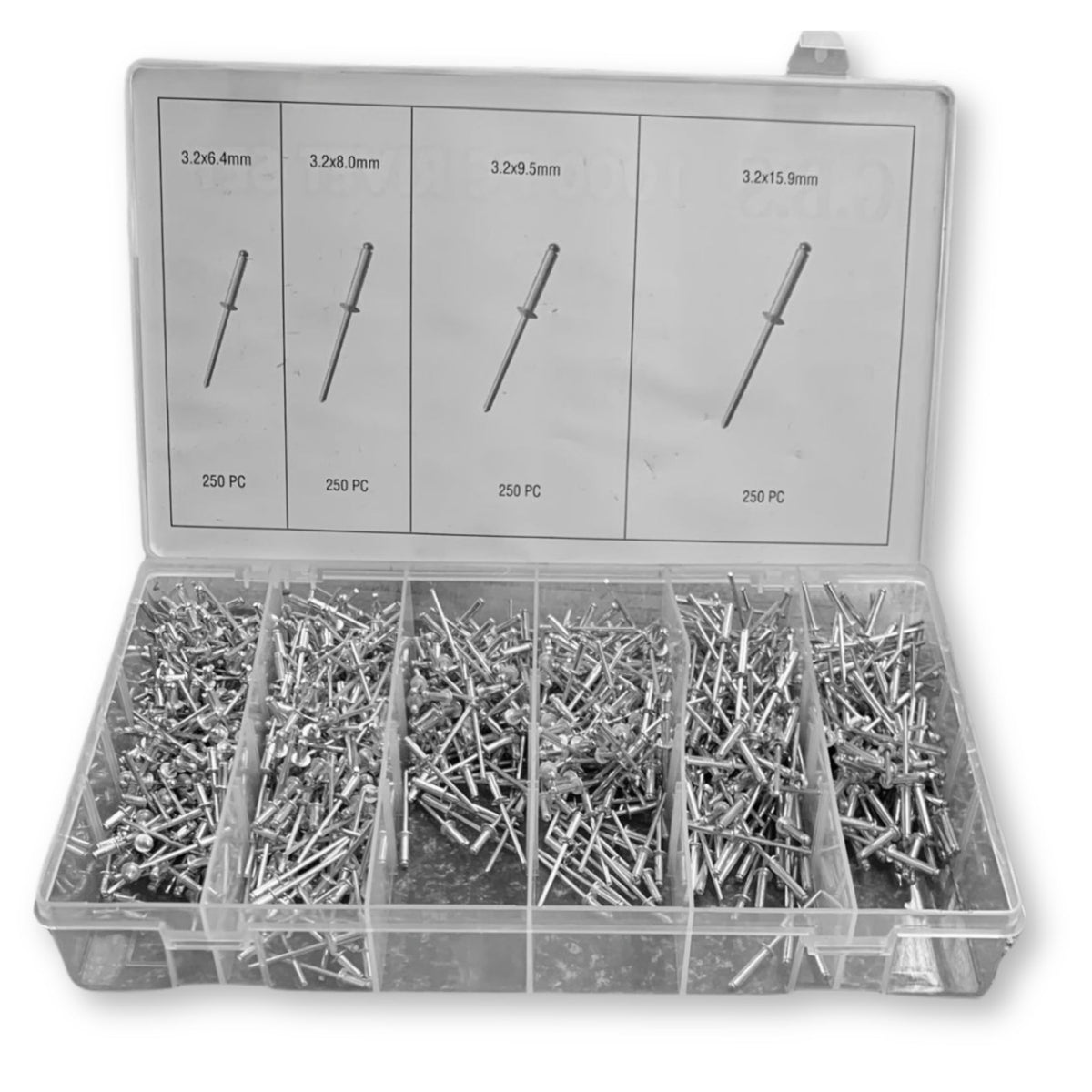 1000 Piece Rivet Set - South East Clearance Centre