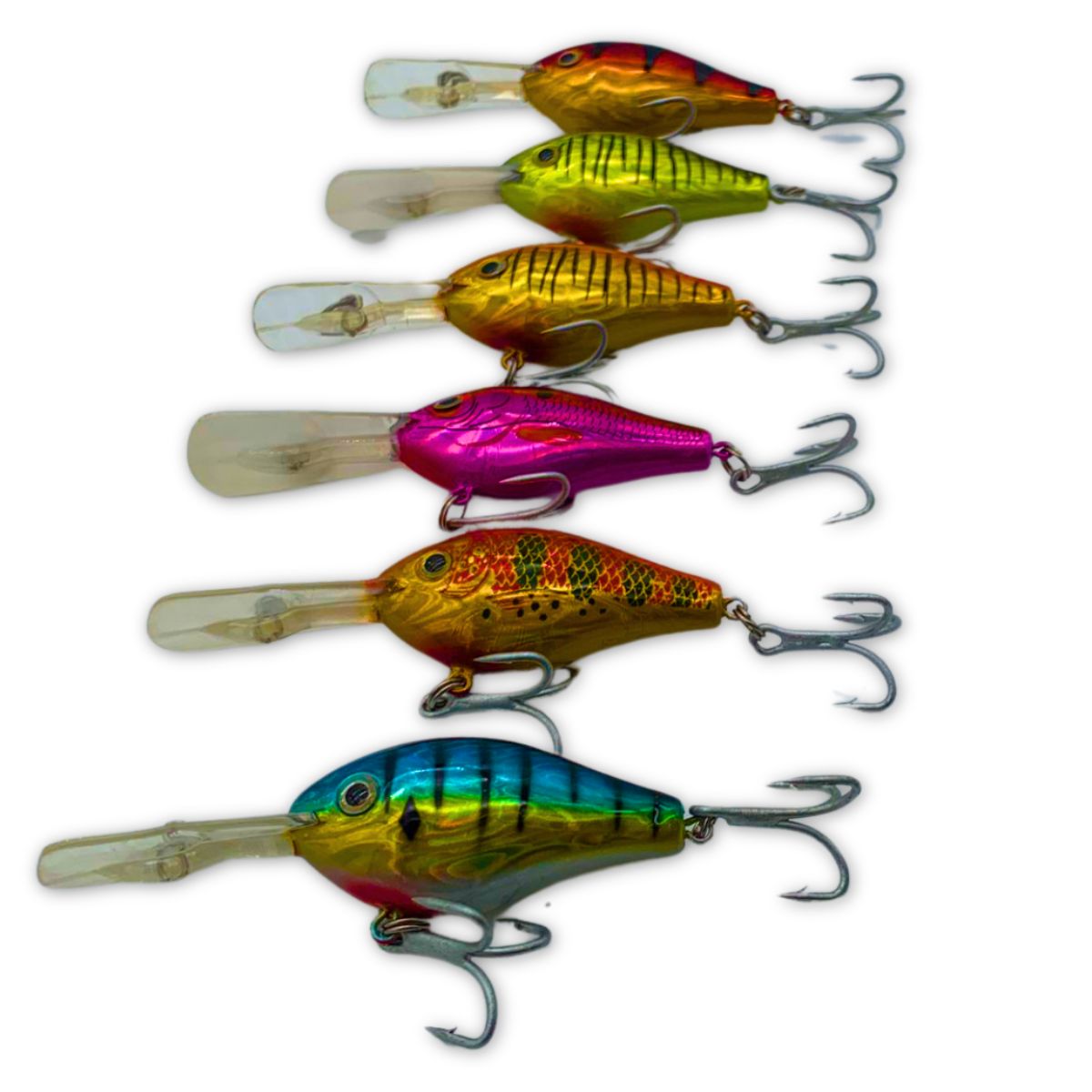 Fishing Lures Crank Bait - 6 Pack - South East Clearance Centre