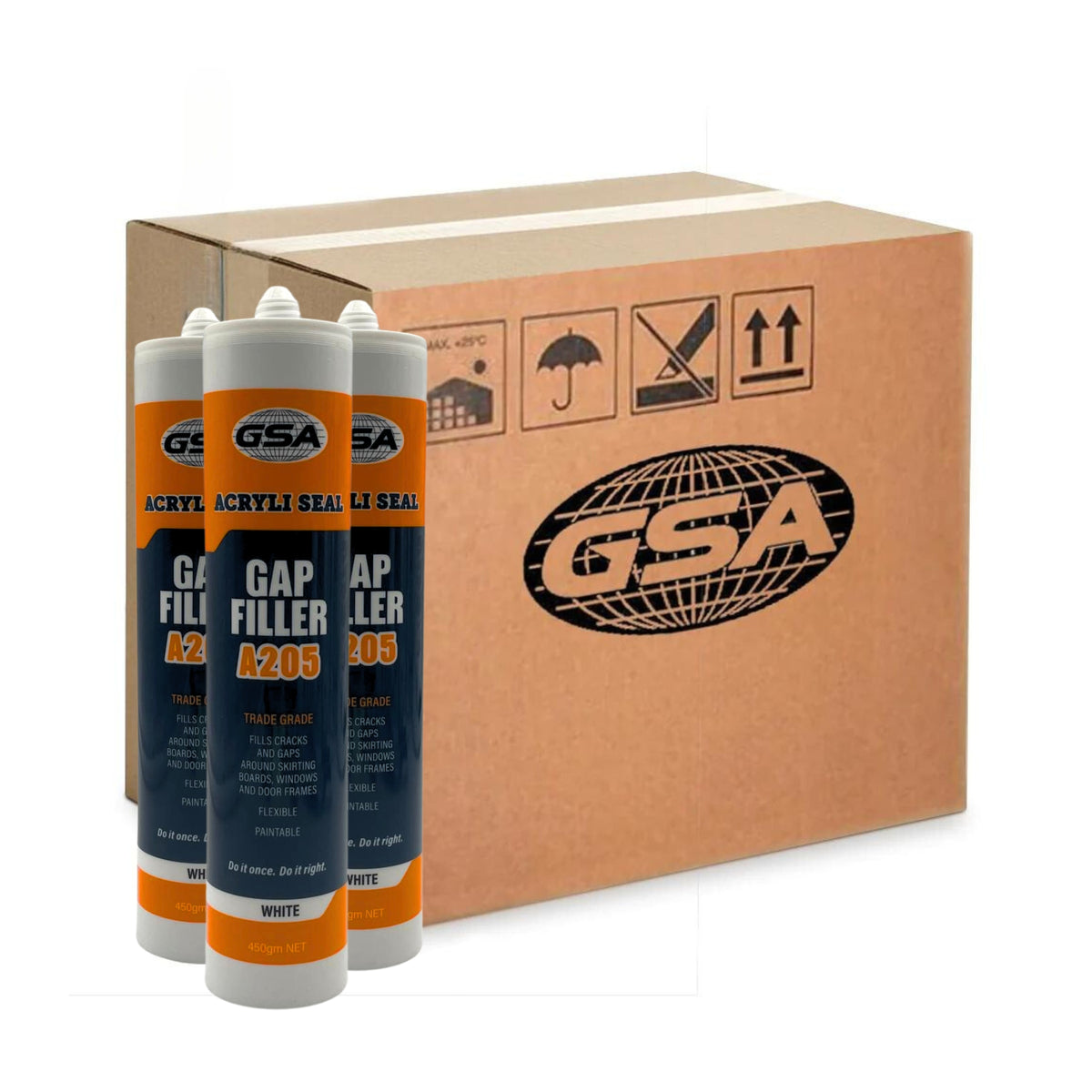 GSA Acrylic Sealant Gap Filler 450g White - South East Clearance Centre