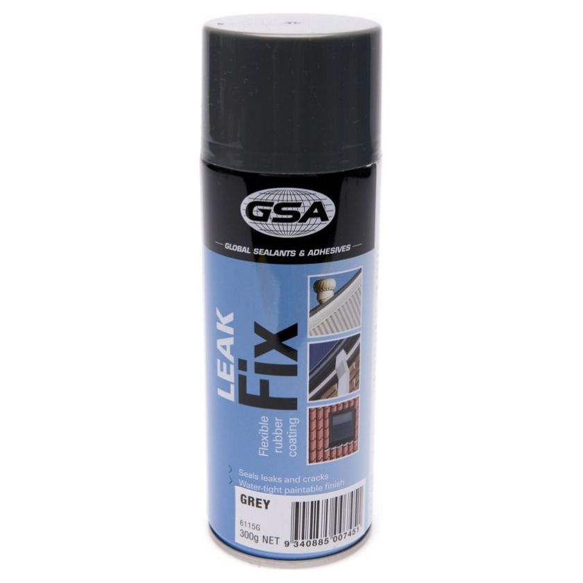 GSA Leak Fix Flexible Rubber Coating Grey 300g 6115G