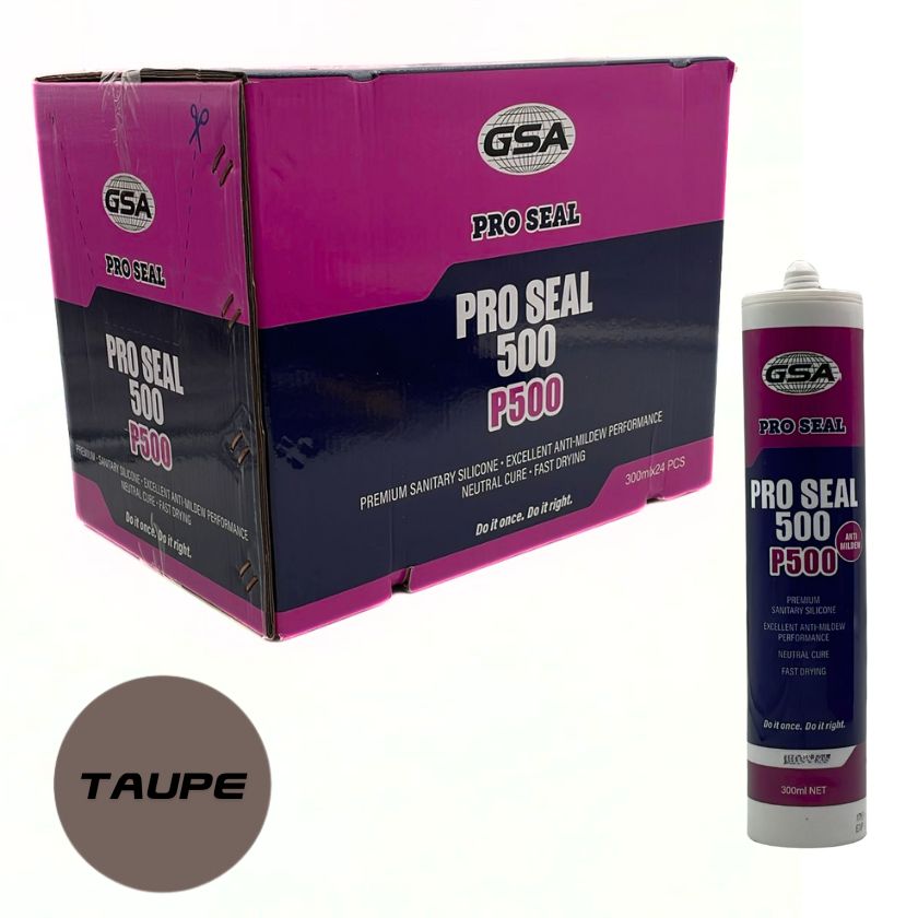 GSA PROSEAL 500 Neutral Cure Silicone  | Taupe (Box of 24)