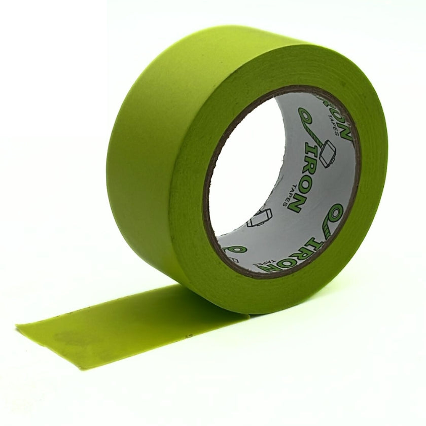 High Temp Green Masking Tape, 30 Day UV Resistant , 48mm x 50metres (20 Rolls)