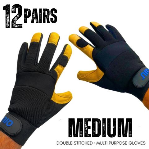 Handy Works Multi Purpose Flexible Gloves (12 Pairs)