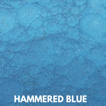 Hichem Hammercoat Hammered Blue Spray Paint 400g Decorative Effect Tough 12 Pack - South East Clearance Centre