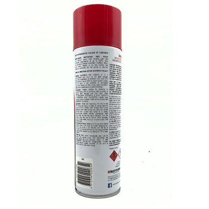 Rust-Oleum HP3007 Motospray Heat Proof Spray Paint upto 650° - Matt Red (12 Cans)