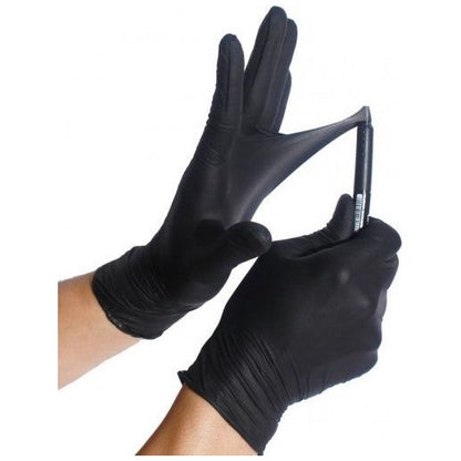 BOX PACK - Black Nitrile Gloves - 1000 Pack