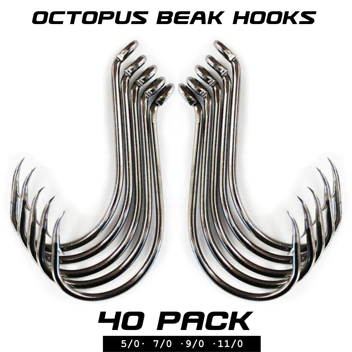 Kamikaze OCTOPUS BEAK MEGA PACK | 40 HOOKS - South East Clearance Centre