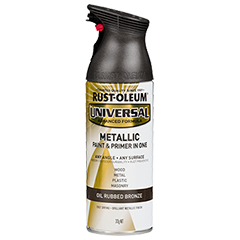 6 Cans | Rust Oleum Universal Metallic Spray Paint | 249131 Oil Rubbed Bronze - South East Clearance Centre