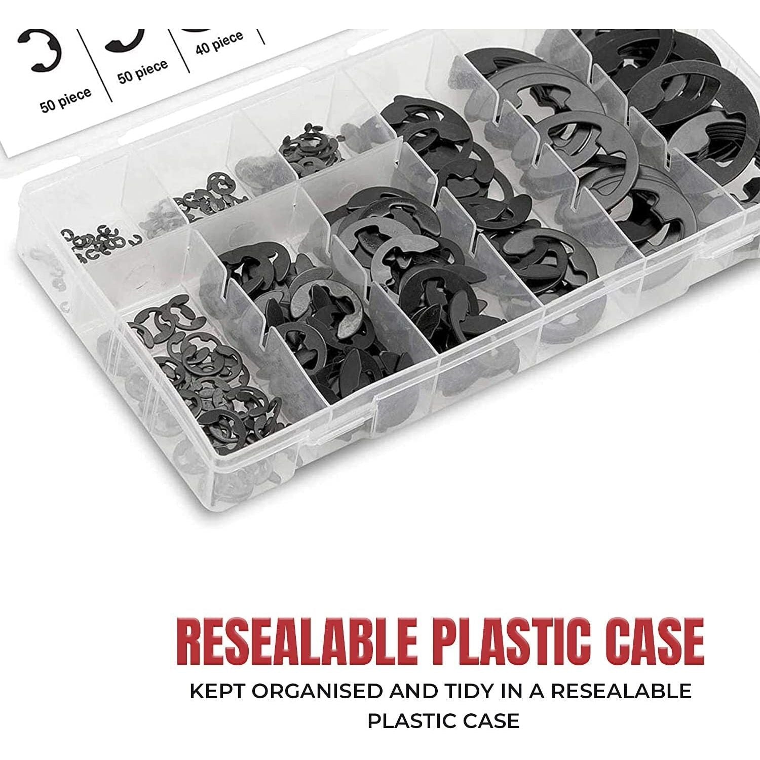 300 Piece E-clip Assortment Kit - South East Clearance Centre