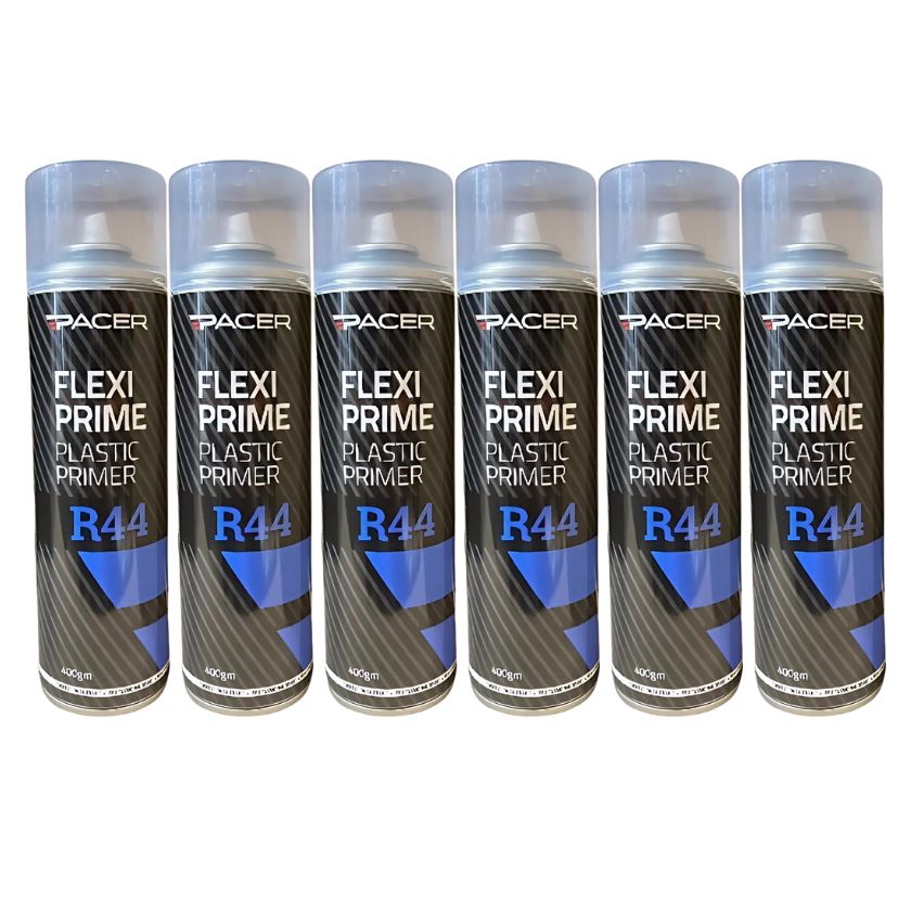 Pacer R44 Flexi Prime Plastic Primer - 400g Spray (6 Cans)