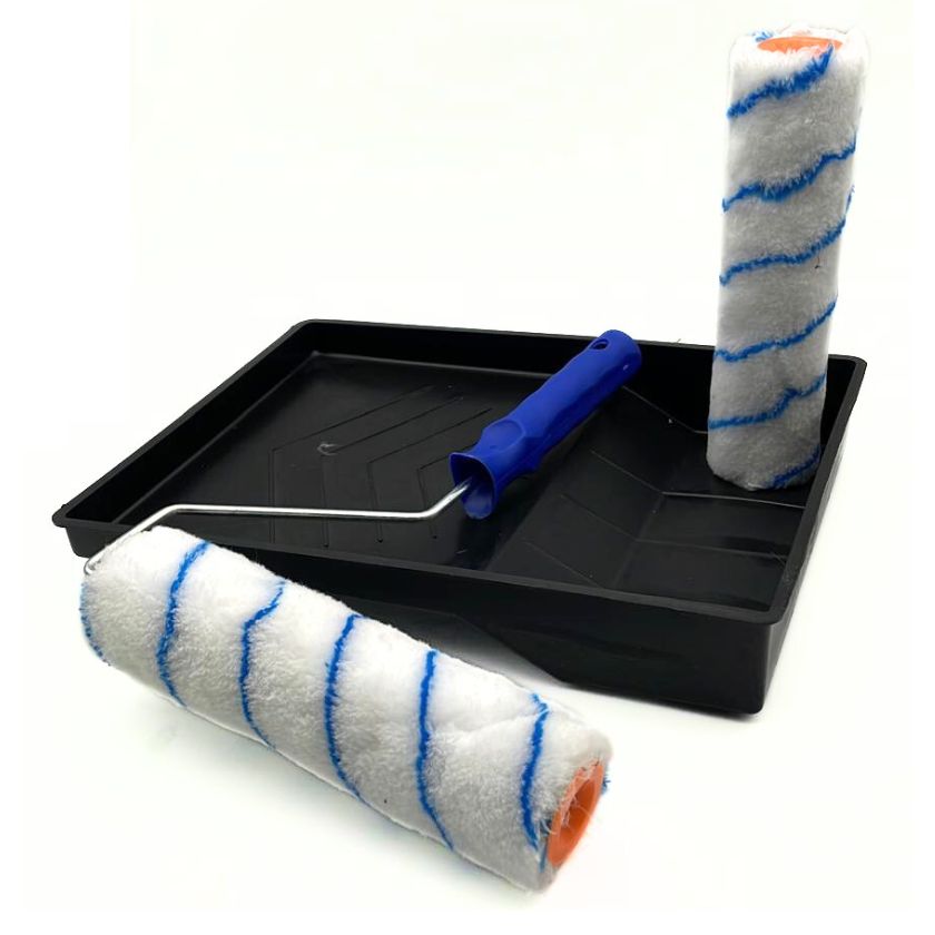 230mm (9&quot;) Paint Roller Kit, 4 Piece Set