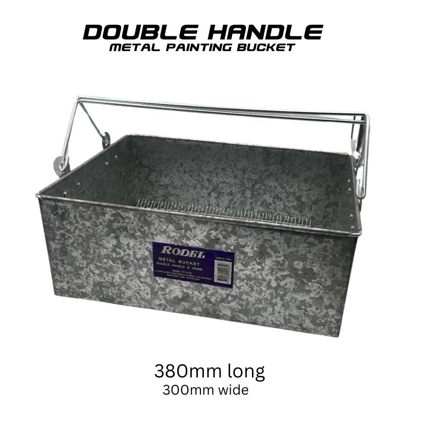 Rodel Painters Double Handle Metal 2 Bucket Set (520mm & 380mm Bucket)