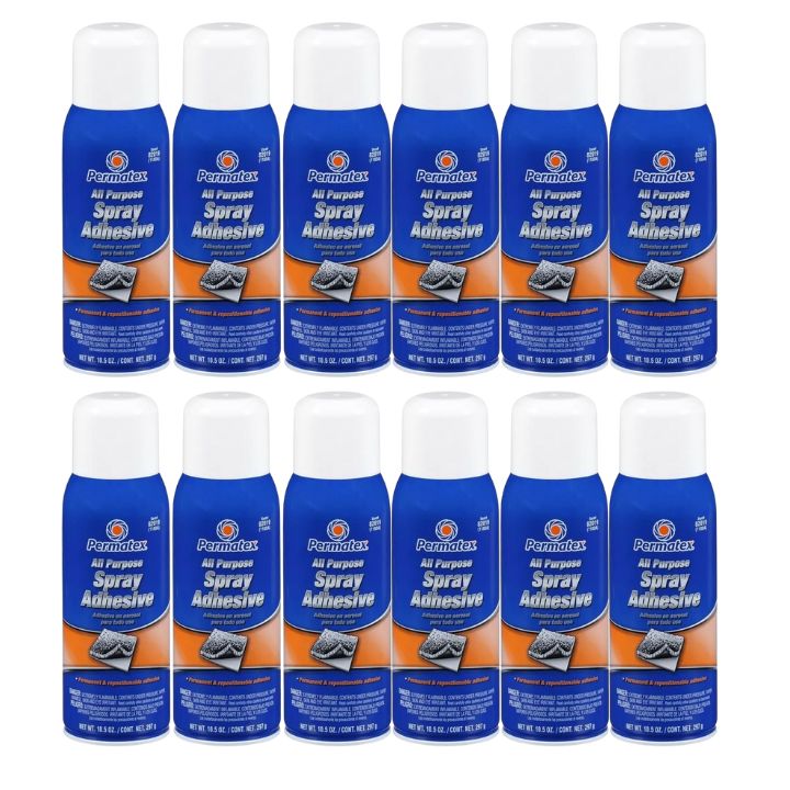 Permatex All Purpose Spray Adhesive 454g 82019 (Box of 12)