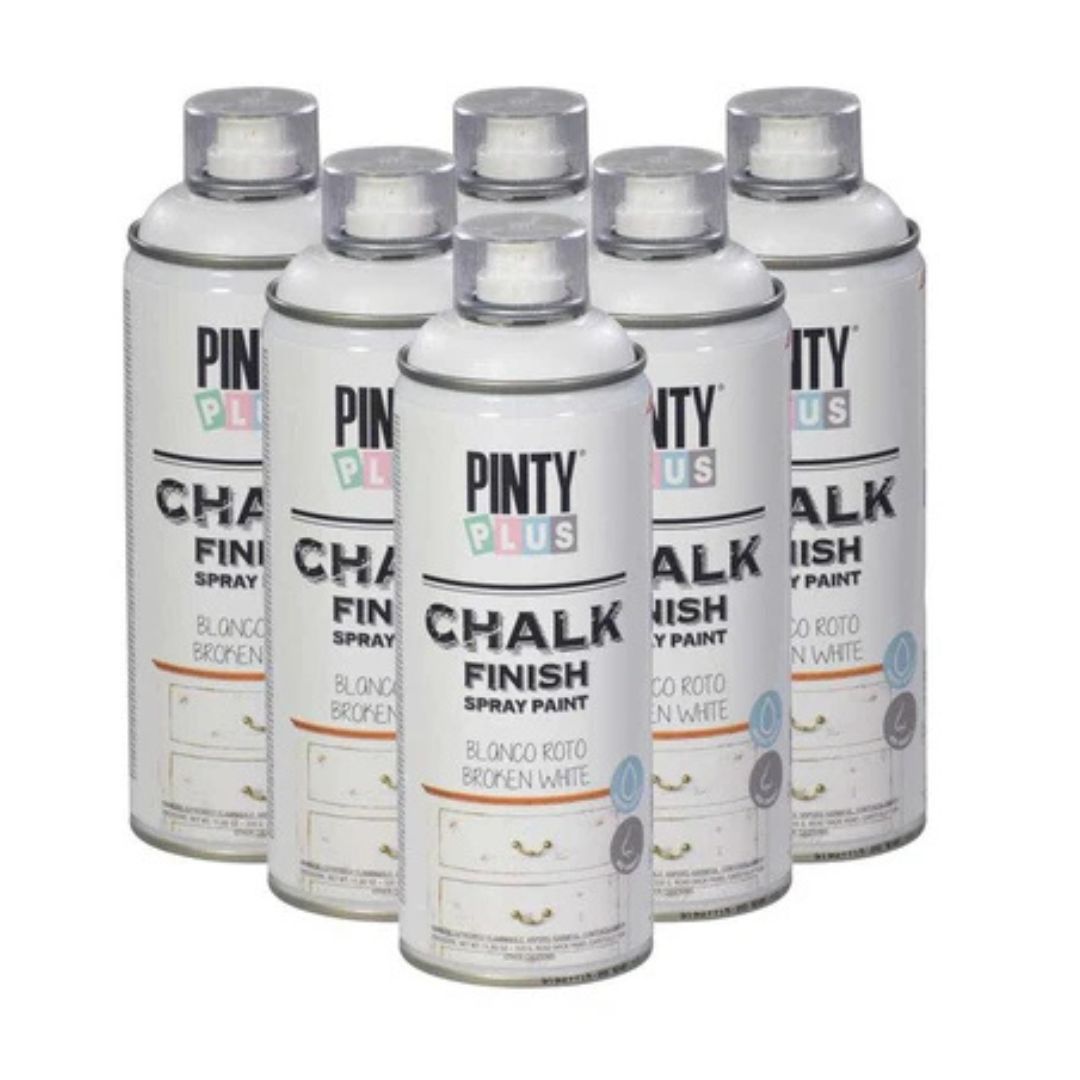 Matt White Chalk Finish Spray Paint Pintyplus