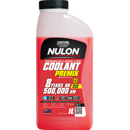 Red Premium Long Life Coolant Premix (RLLTU) - 1 Litre - South East Clearance Centre