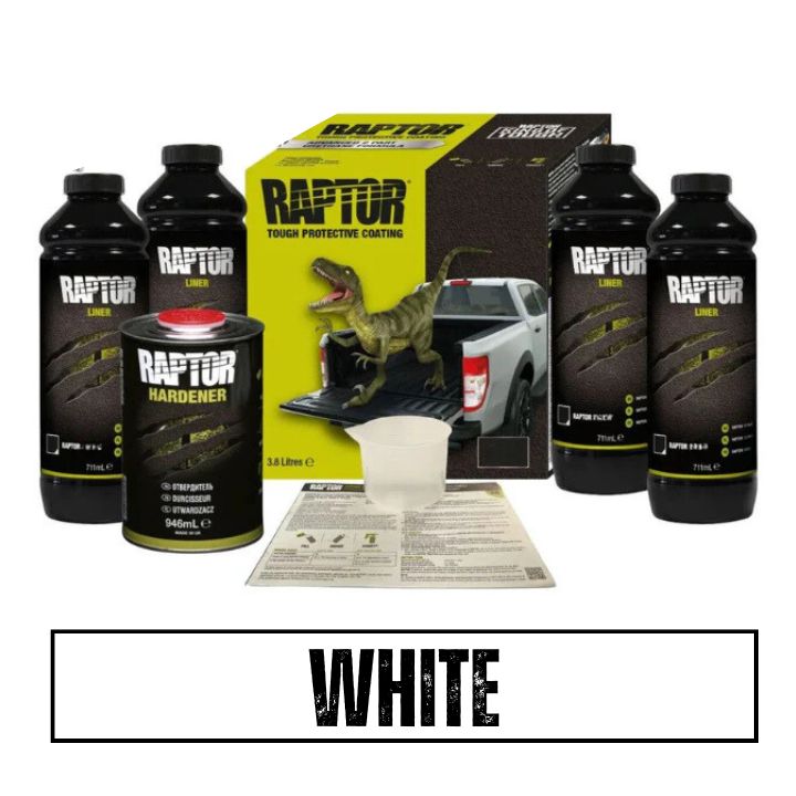 Raptor Liner Protective Coating Kit Kit 3.8L  - RLW/S4 (WHITE)