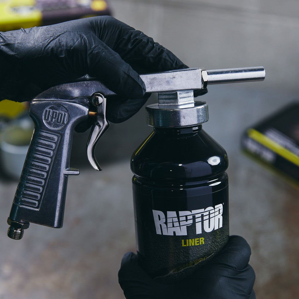 Raptor Liner Black Kit 4L + Spray Gun RLB/S4