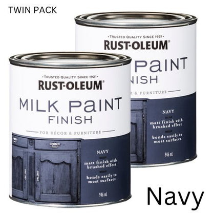 Rust-Oleum Milk Paint Finish 946ml (Twin Pack)