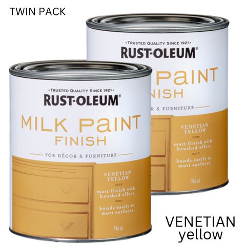 Rust-Oleum Milk Paint Finish 946ml (Twin Pack)