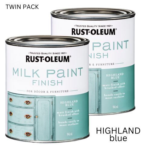 Rust-Oleum Milk Paint Finish 946ml (Twin Pack)