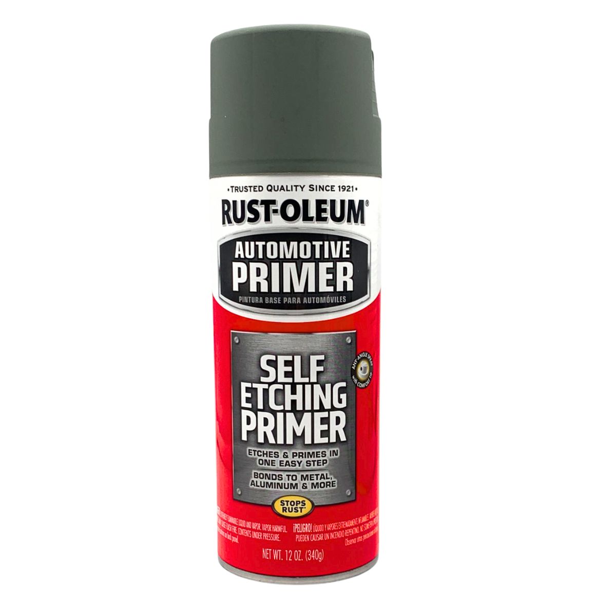 (6 PACK) - Rust-oleum Automotive Self Etching Primer 249322 - Dark Green - 340g Spray - South East Clearance Centre