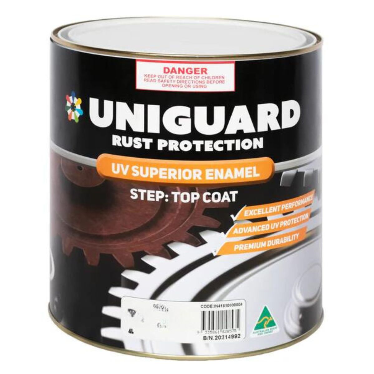 CONCEPT UniGuard Brushable Top Coat Sapphire Blue, 4 litres - South East Clearance Centre