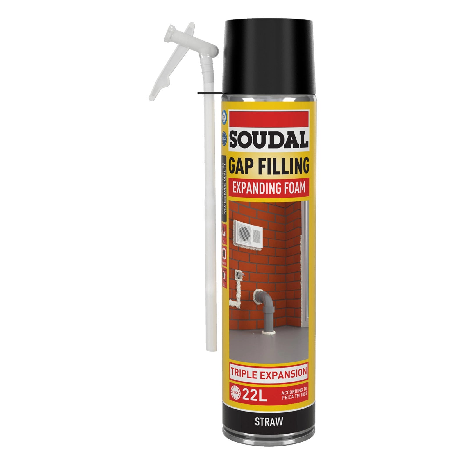 Soudal Gap Filling Expanding Foam | Triple Expansion - 500ml - South East Clearance Centre