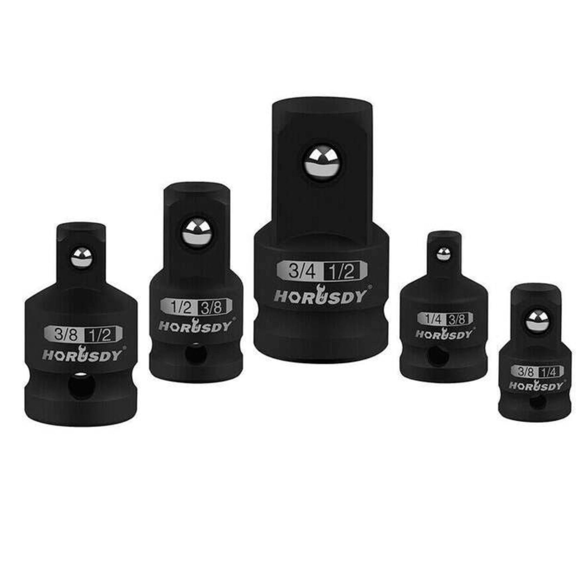 5 Piece Impact Socket Adapter and Reducer - South East Clearance Centre