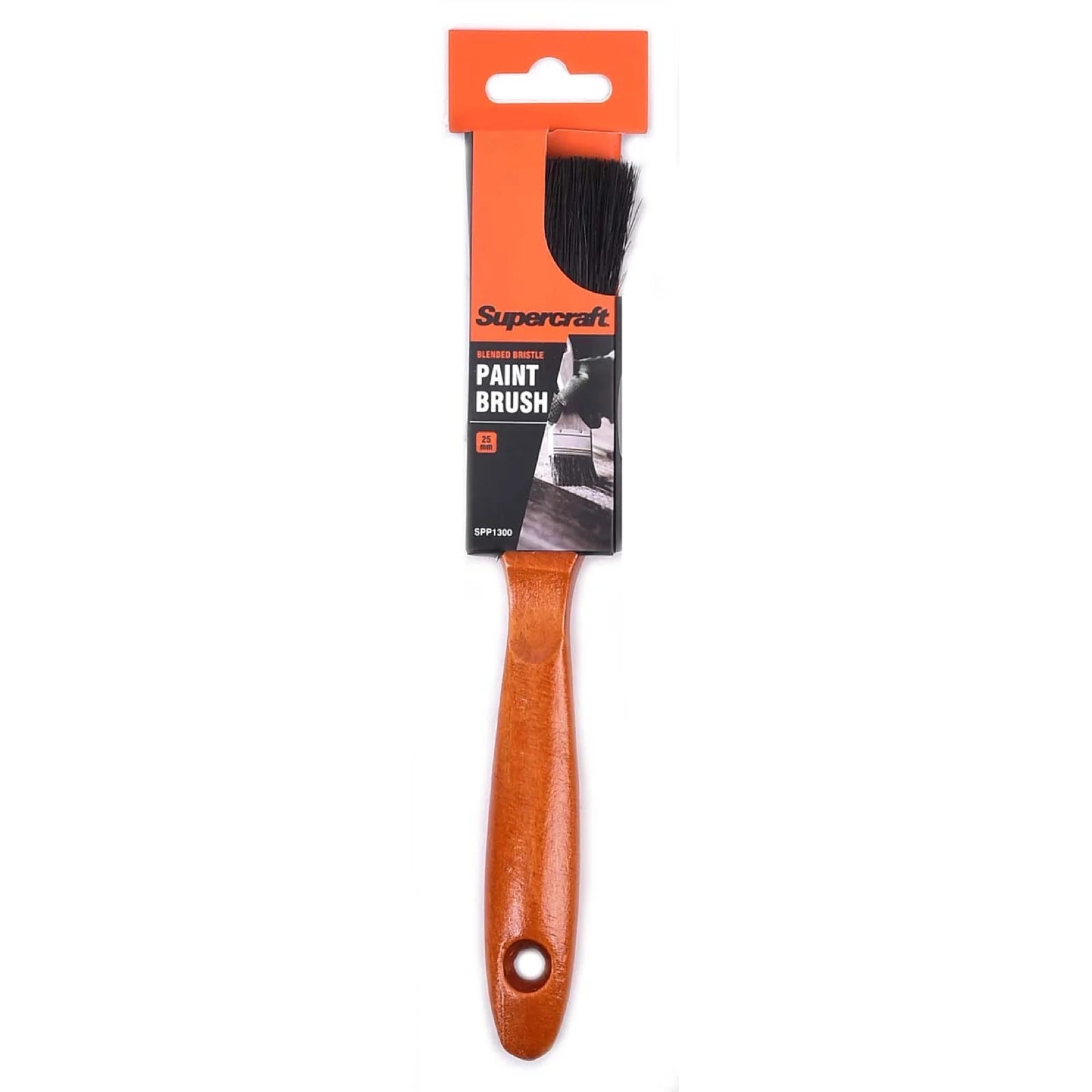 Supercraft SPP1300 Paint Brush 25mm Wood Handle