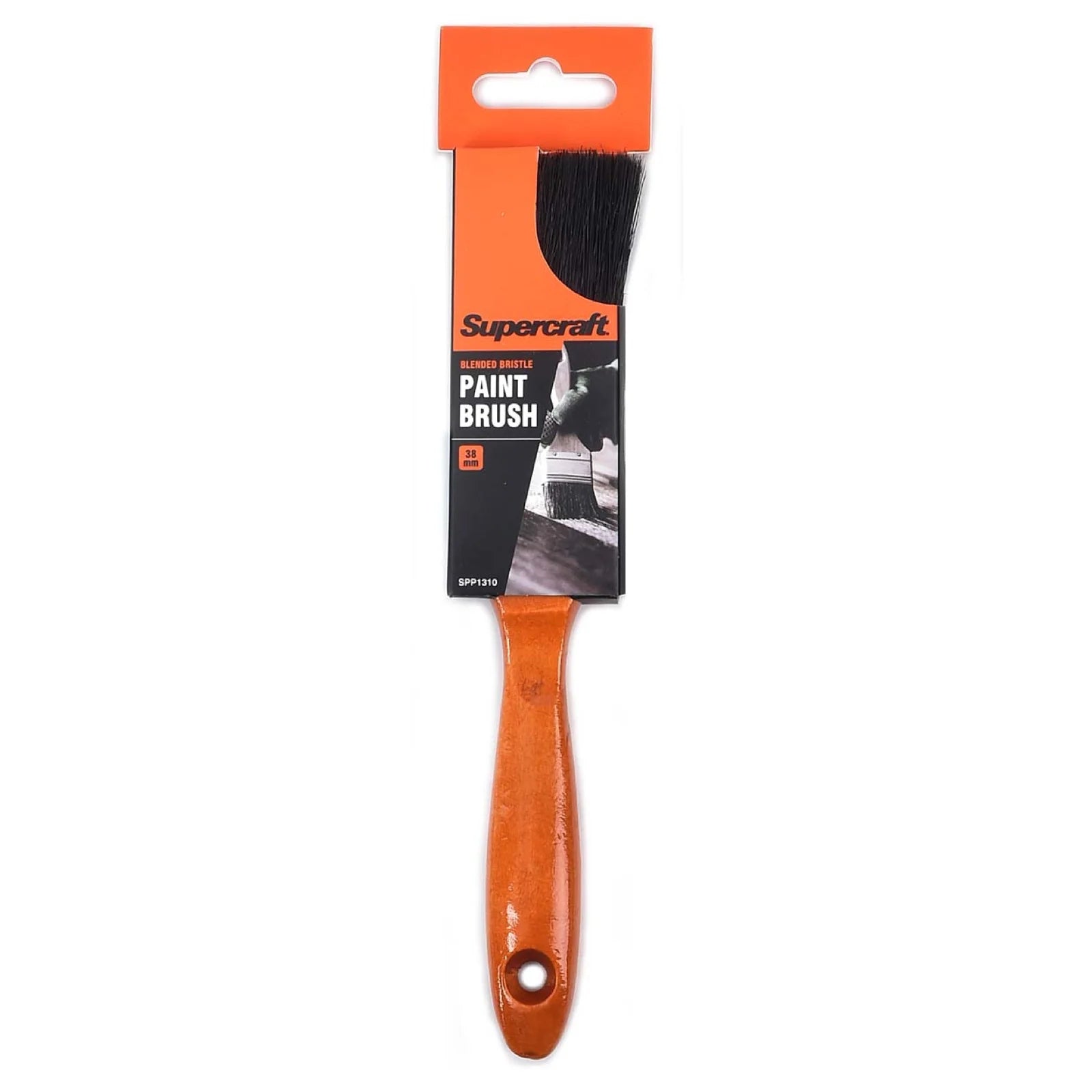 Supercraft SPP1310  Paint Brush, Wood Handle 38mm