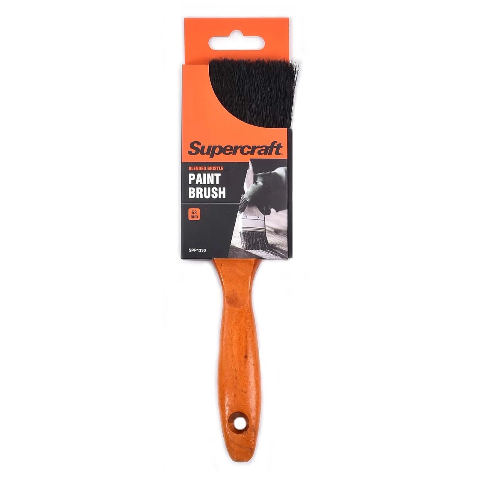 Supercraft SPP1330 Paint Brush 63mm Wood Handle