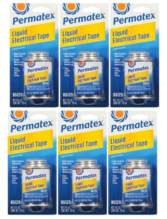 Permatex® Liquid Electrical Tape - Box of 6