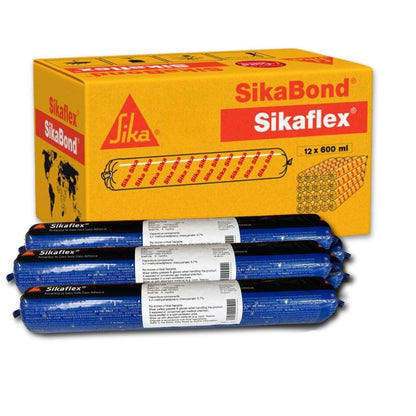 Sikaflex 258 Primerless Windscreen Adhesive - Black 600g Sausages for Auto Glass Repair