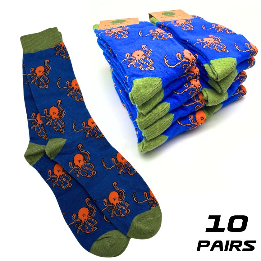 0ctopus Socks, Size 11-14