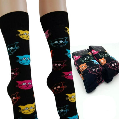 Cat Socks, Size 6-11