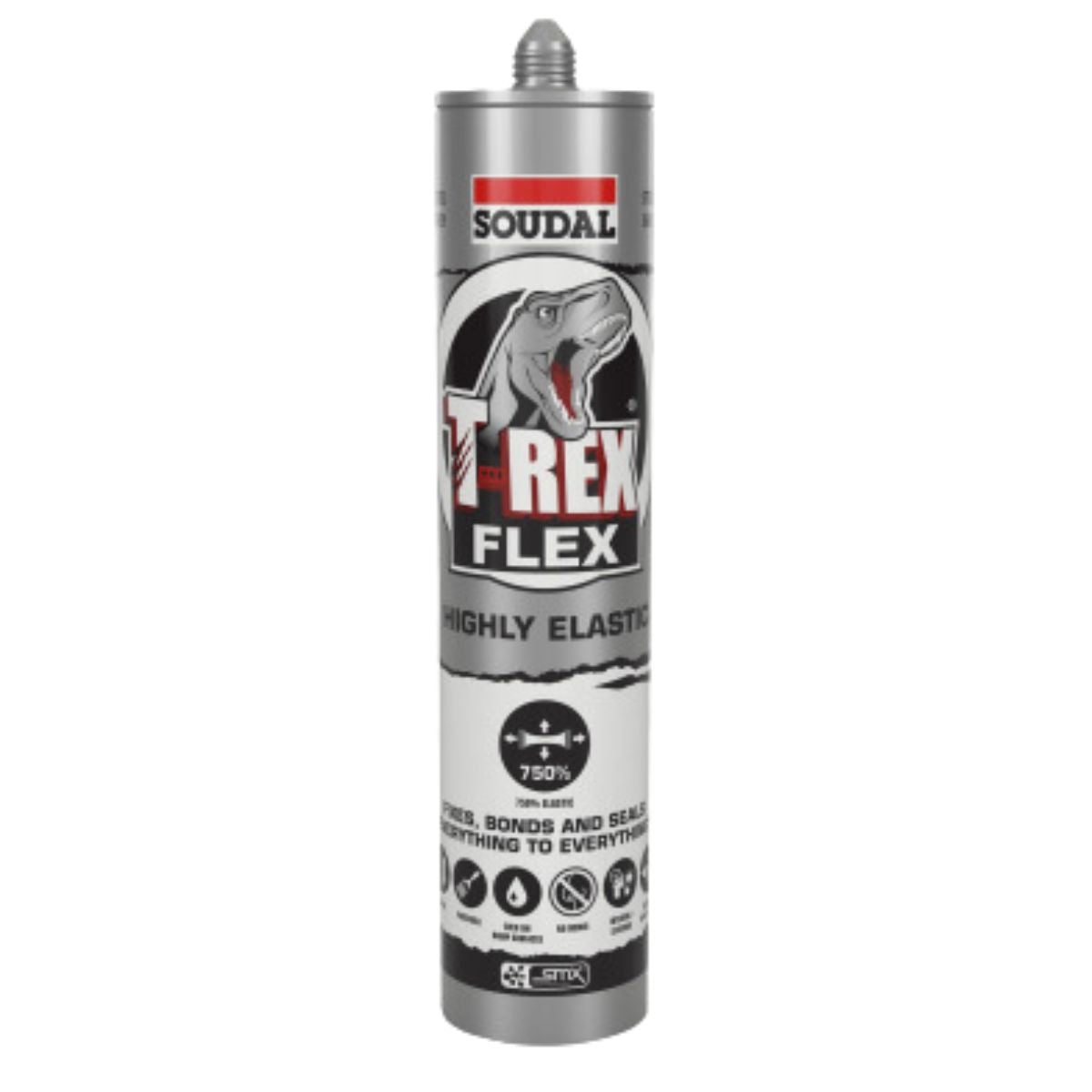 Soudal 137369 T-Rex Power Flex (290ml) Bright White Sealant - South East Clearance Centre