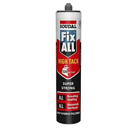 Soudal 101459 Fix ALL High Tack Sealant 290ml, Black (Box of 12)