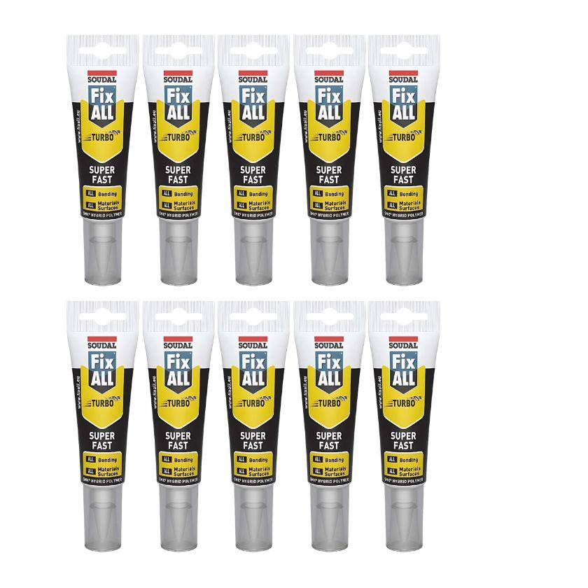 Soudal 131077 Fix all Turbo 125ml - White (Box of 10)