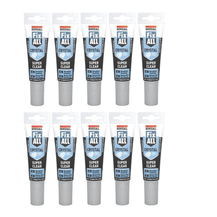 Soudal 131080 Fix All Crystal 125ml (Box of 10)