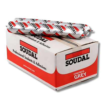 Soudal Soudaflex 45FC Polyurethane Adhesive Sealant – Pro Concrete Grey – 600ml (MPN: 146020)