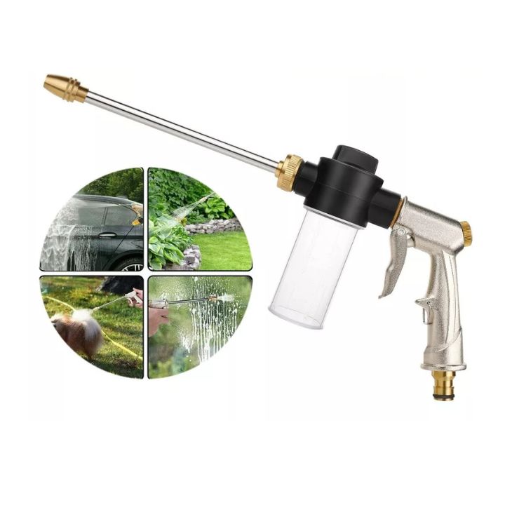 High Pressure Washer Power Gun Snow Foam Soap Bottle Nozzle Sprayer Car Washing