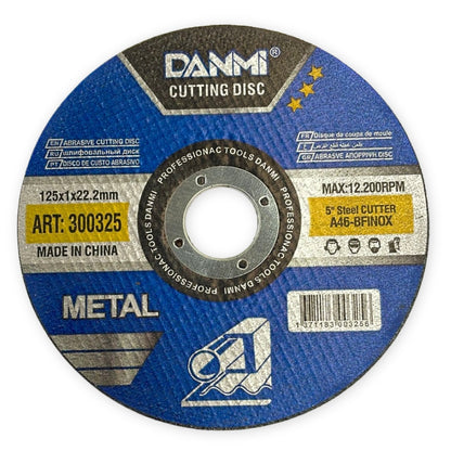 (400 pack) 125mm cutting disc for metal/stainless steel 5” - pack of 400