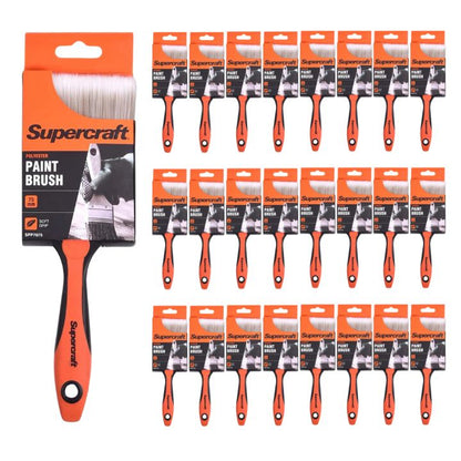 Supercraft Paint Brush Soft Grip 75mm (24 Pack)